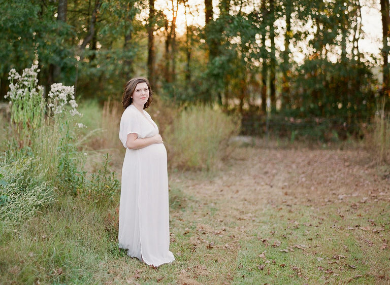 Huntsville Maternity Photographer - Outdoor Maternity Photos in Tall Grass